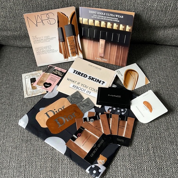 New ✨ Mixed Dark Tone Foundation - Sephora Sampler Bag - Picture 2 of 12